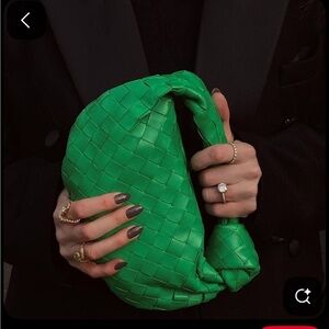 Bottega Veneta leather Intrecciato Jodie hobo mini bag clutch
